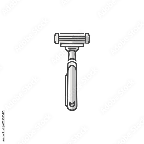 Razor Illustration A CloseUp of a Shaving Tool.