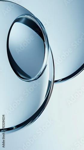 silver geometric sphere poster background