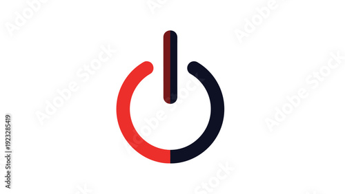 Power Button Icon Symbol Logo.