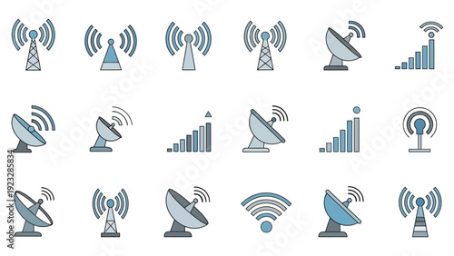 Satellite Dish Wireless Communication Technology.
