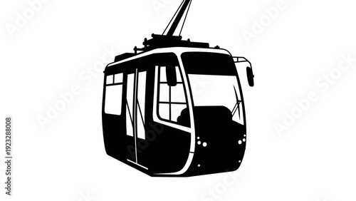 Cable Car Gondola Transportation Vehicle.