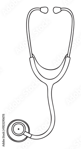 Stethoscope medical instrument essential for healthcare professionals and medical examinations representing health diagnostics and patient care perfect for educational materials or hospital