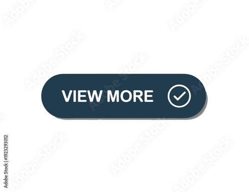 A modern vector graphic of a 'View More' button with a checkmark icon on a white background