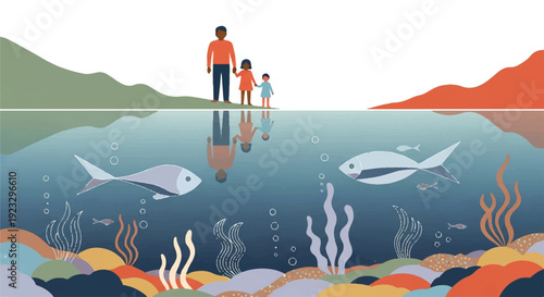 Deep Roots, Bright Futures: Diverse Family Embracing Nature and Self-Discovery