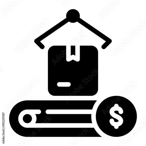 money glyph icon