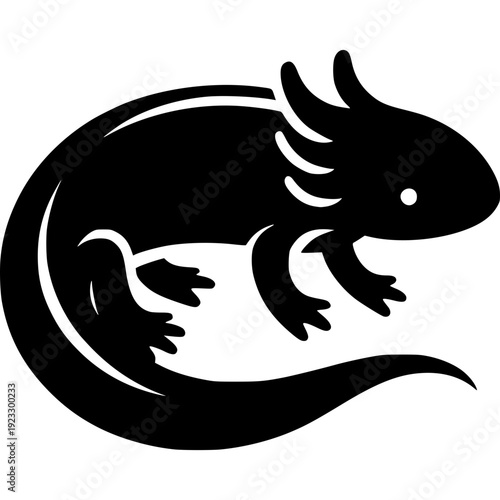 Axolotl Vector Icon