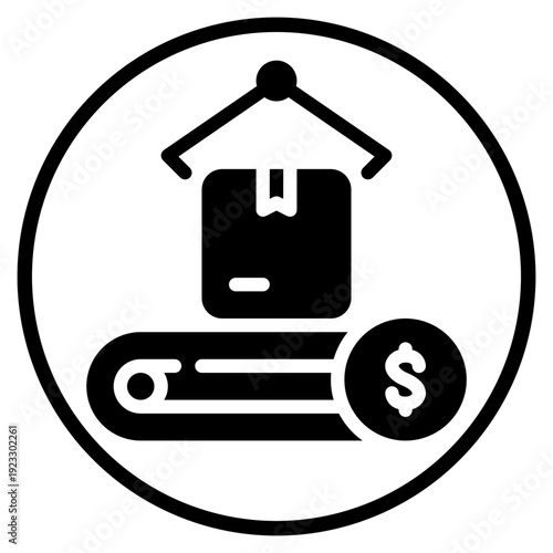 money glyph icon