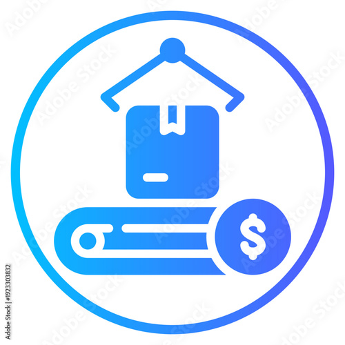 money gradient icon