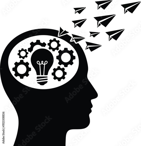 Minimalist placeholder image labeled as vector file isolated on white background, Vector