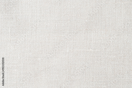 White jute burlap, hessian sackcloth, or cheescloth, cheese cloth cotton gauze fabric cloth textile texture pattern background in white light color