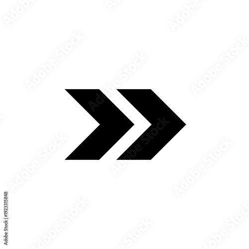 Dynamic Double Arrow Forward Logo Icon. Bold Fast Speed Symbol for Technology, Delivery Service, Startup Growth, Digital Innovation and Corporate Branding Identity. Free Download Dynamic Double Arrow Forward Logo Icon. Bold Fast Speed Symbol for Technology, Delivery Service, Startup Growth, Digital Innovation and Corporate Branding Identity. - GFXLoad