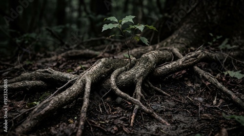Mysterious roots entwined i...