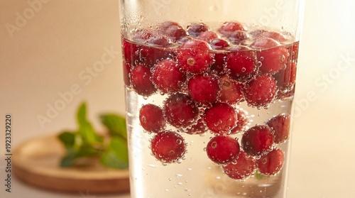 A refreshing glass of spark...