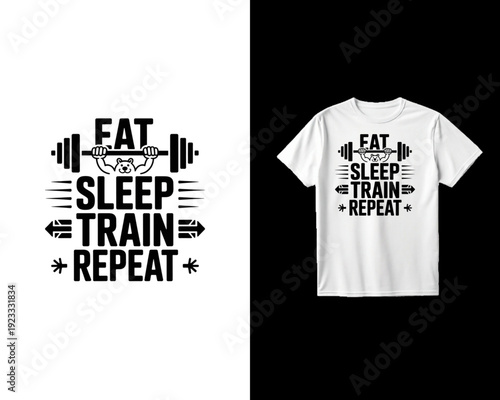 Gym vector t shirt design 