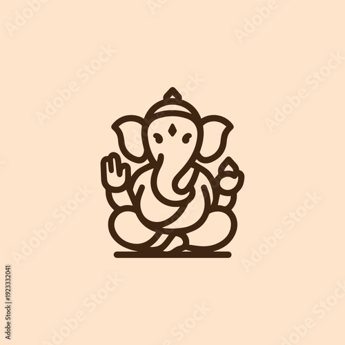 Ganesha God Logo