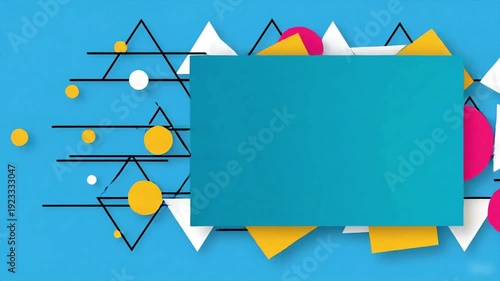 Abstract Geometric Background with Copy Space - Modern Design.