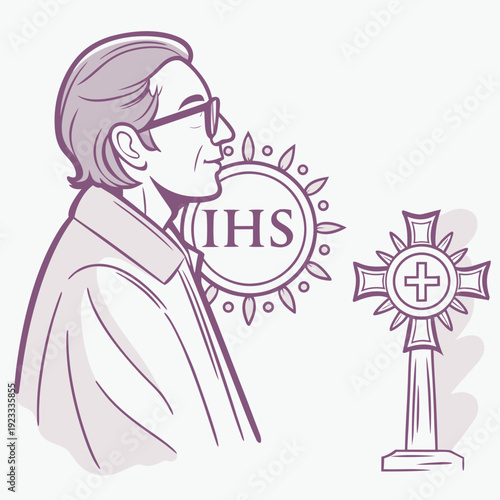 Simple Religious Illustration