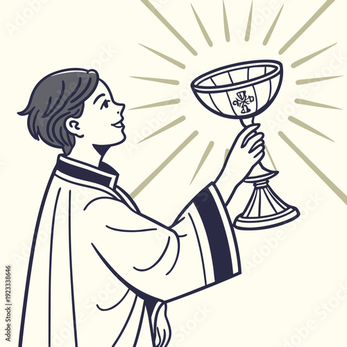 Simple Religious Illustration