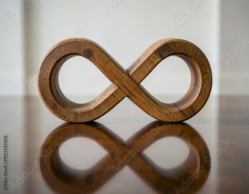 3d wooden heart and cross symbols designed with a gold vector pattern forming an infinite circle shape for a creative business icon concept