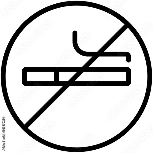 Digital Detox icon. icon no smoking.