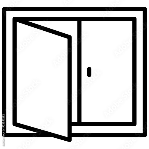 Digital Detox icon. open door icon.