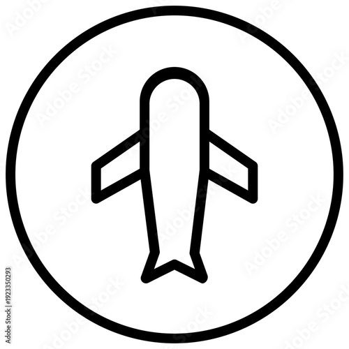 Digital Detox icon. Flight Mode (or Airplane Mode) icon..