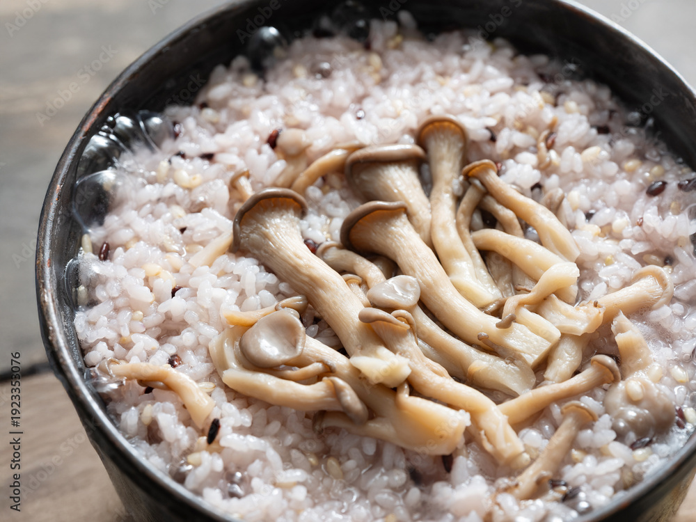 custom made wallpaper toronto digitalCauldron mushroom rice, nutritious rice