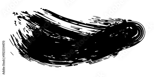 Brush strokes templates, vector grunge paintbrush