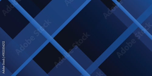 Modern blue abstract vector background with intersecting geometric lines and squares clean corporate technology design layered gradient composition professional business backdrop