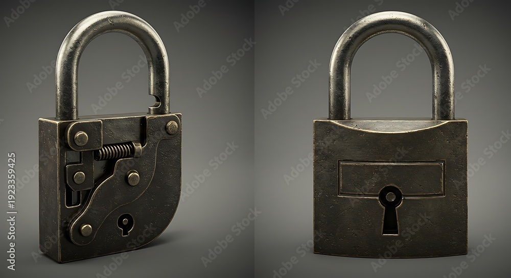 Naklejka premium Secrets in Steel