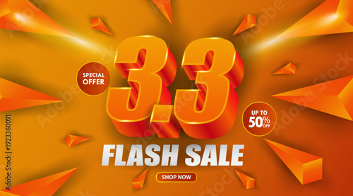 3.3 Flash sale discount backgrounds. For shopping days, online shopping, special offer coupons, vouchers, banner templates, websites, social media ads.
