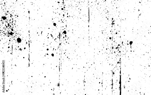 Black and white grunge background. Abstract vector texture of the ink spots. Vintage elements for printing on business cards, posters and design your own