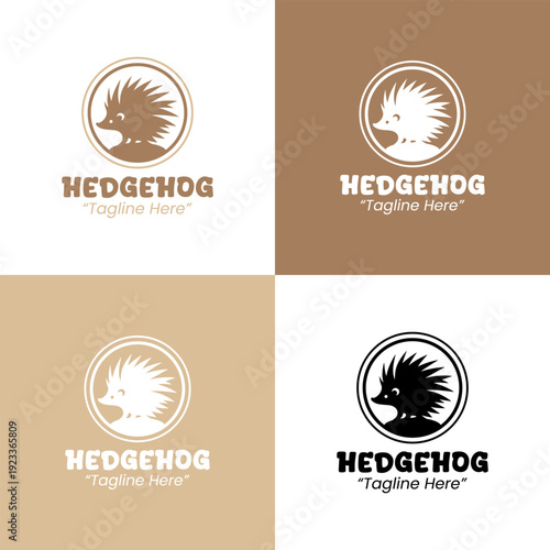 Modern Minimalist Hedgehog Brand Mark for Outdoor Companies