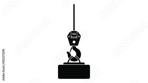 A black and white image of a microscope isolated on white background, Vector