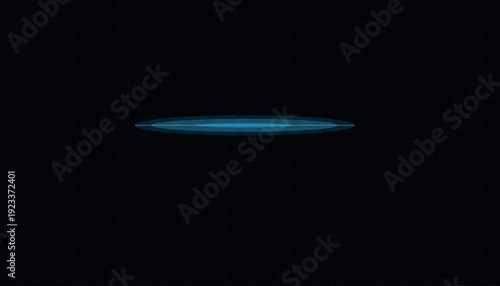 Glowing blue light on dark background
