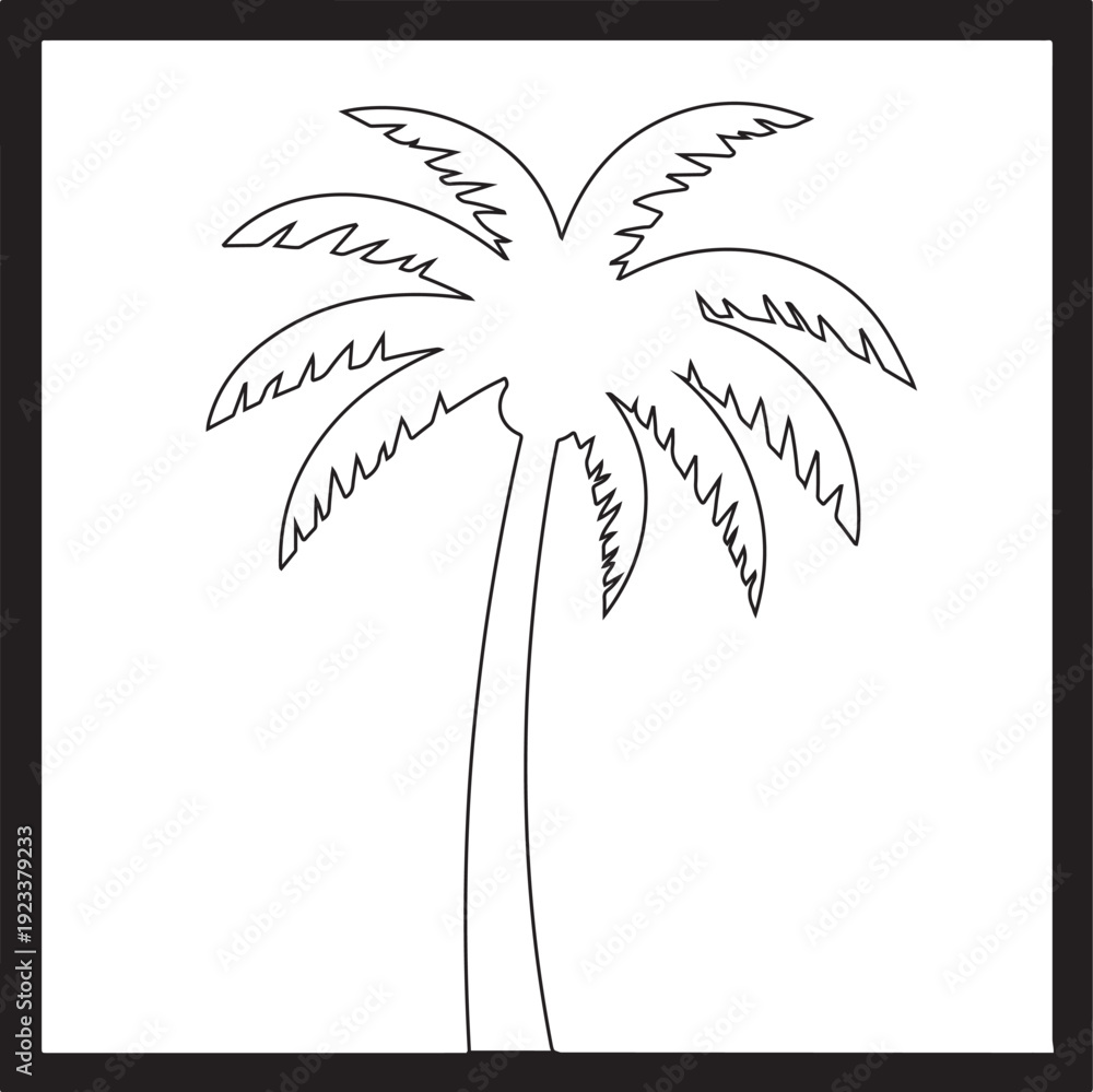 Obraz premium palm tree silhouette, silhouette of palm trees, palm trees silhouette, palm, tree, beach, tropical, vector, summer, illustration, island, nature, sea, sun, silhouette, travel, ocean, palm tree, design