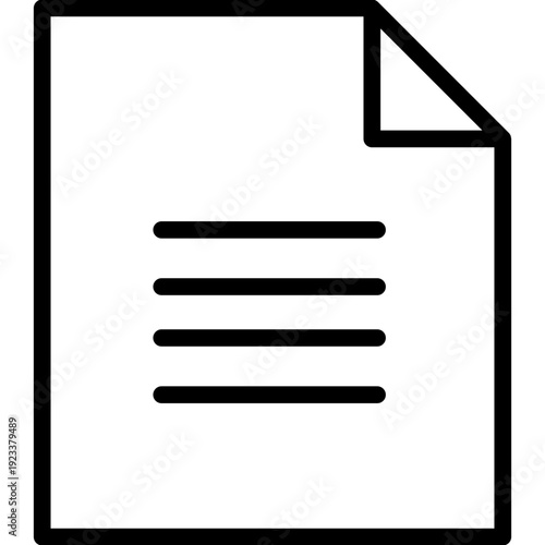 document paper icon.