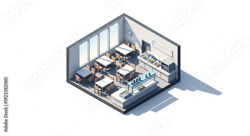 3D Office Space Interior Design.