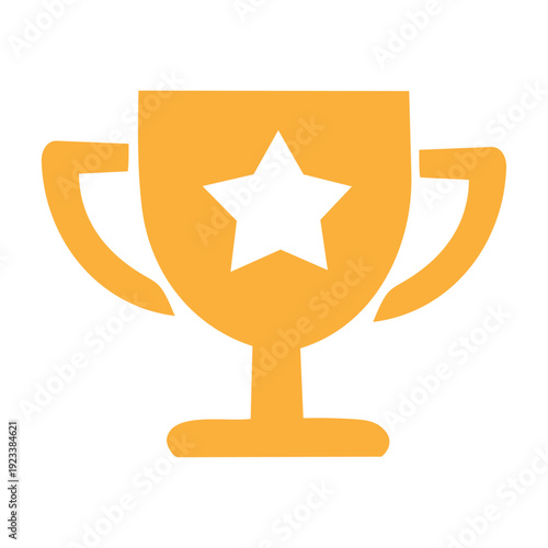 Gold Trophy Award Icon
金色のトロフィーアイコン