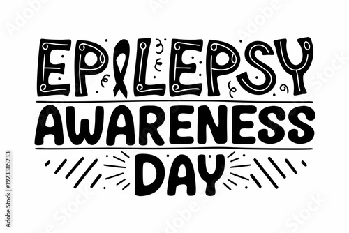 Epilepsy Awareness Health Vector Illustration, Medical Awareness Campaign Design