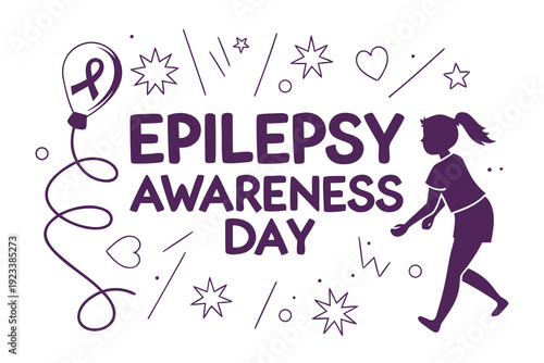 National Epilepsy Awareness Day Vector, Seizure Awareness and Advocacy Concept