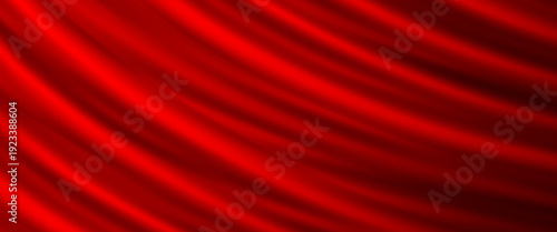 Deep Red Luminous Waves. A striking dark red vector background with glowing, silk-like fluid waves. Ideal for dramatic cinematic headers, luxury branding, and high-impact digital wallpapers.