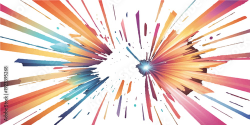 Abstract colorful pencils background for art and education design