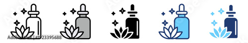 COSMETIC COMPOUNDS icons with various styles and colors