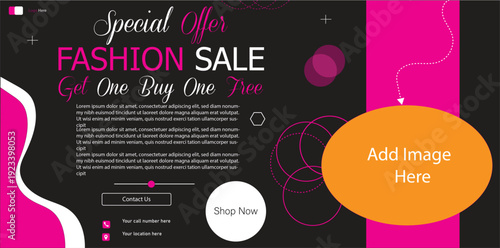 Fashion sale new year sale Design Vactor Templates 