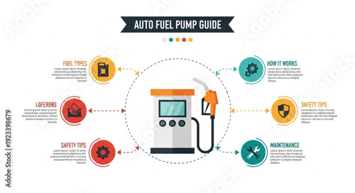 Auto Fuel Pump Guide Infographic.