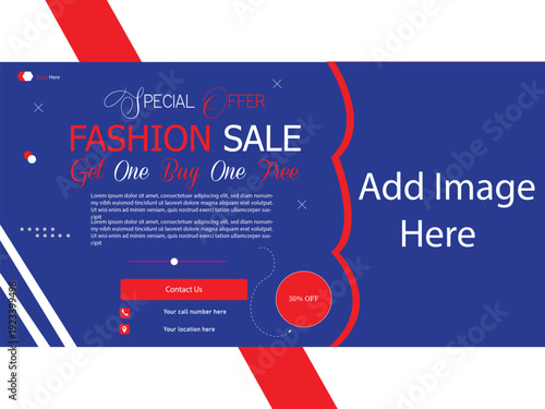 Fashion sale new year sale Design Vactor Templates 