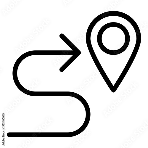 map location pin icons. route and destination icon.