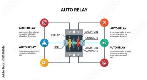 Auto Relay Diagram Electrical Circuit.
