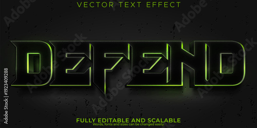 Gaming esport style text effect, Editable text effect